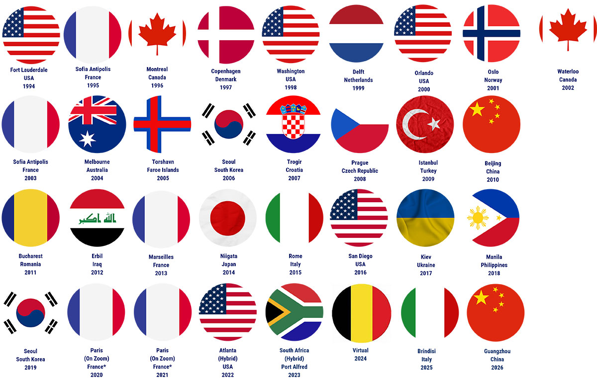 conference location by year